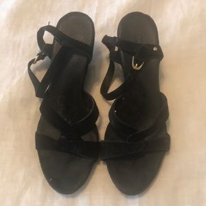 UGG black suede sandal